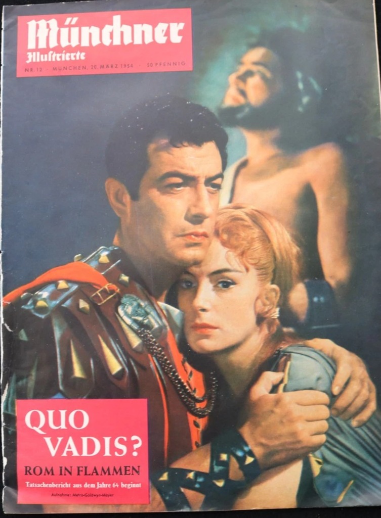 MUNCHNER ILLUSTRIERTE magazine side cover Issue 12 20 March 1954