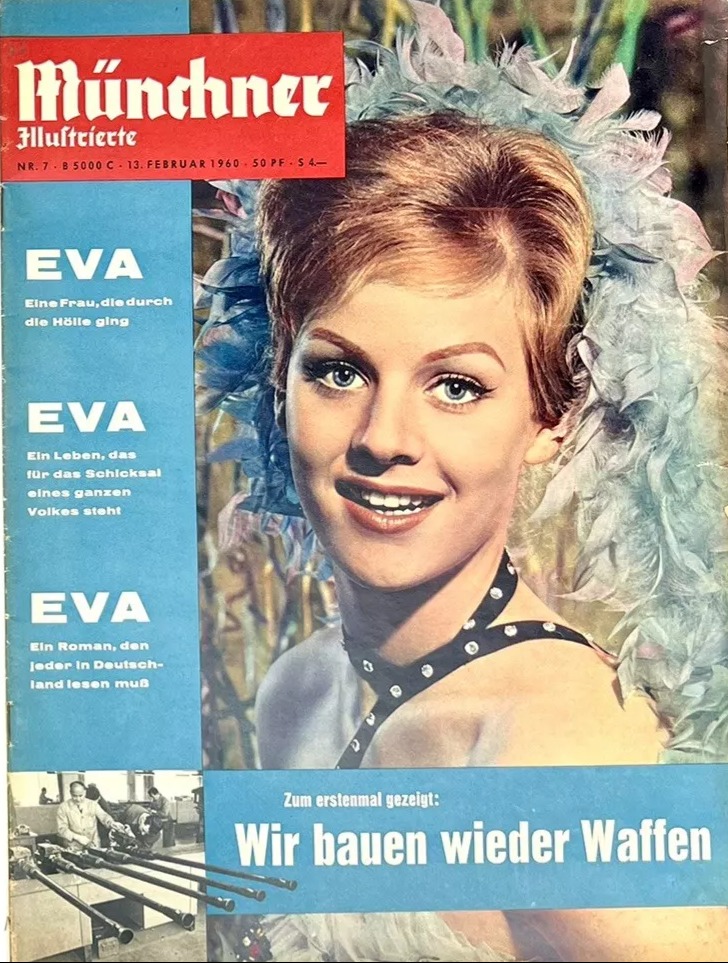 MUNCHNER ILLUSTRIERTE magazine side cover Issue 7 13 February 1960
