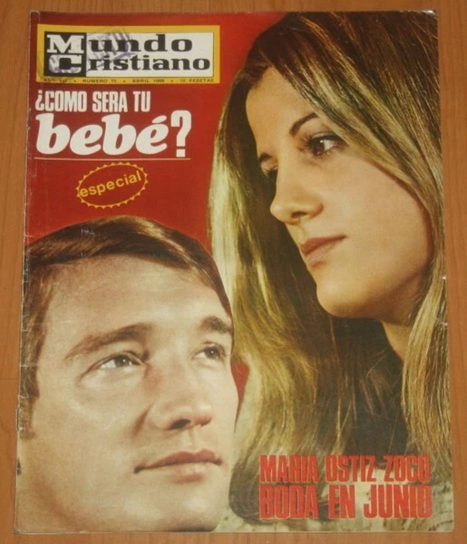 MUNDO CRISTIANO magazine side cover Issue 75  April 1969