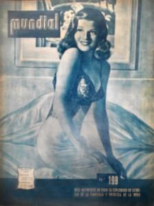 MUNDIAL magazine side cover August 1949