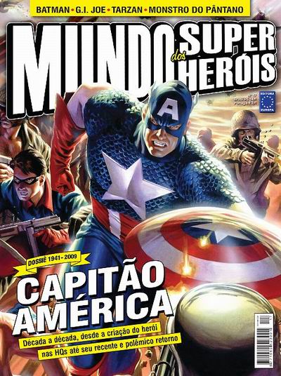MUNDO DOS SUPER HEROIS magazine side cover Issue 17  