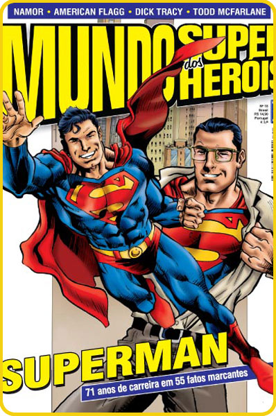 MUNDO DOS SUPER HEROIS magazine side cover Issue 18  