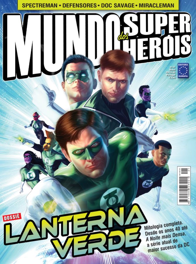 MUNDO DOS SUPER HEROIS magazine side cover Issue 21  