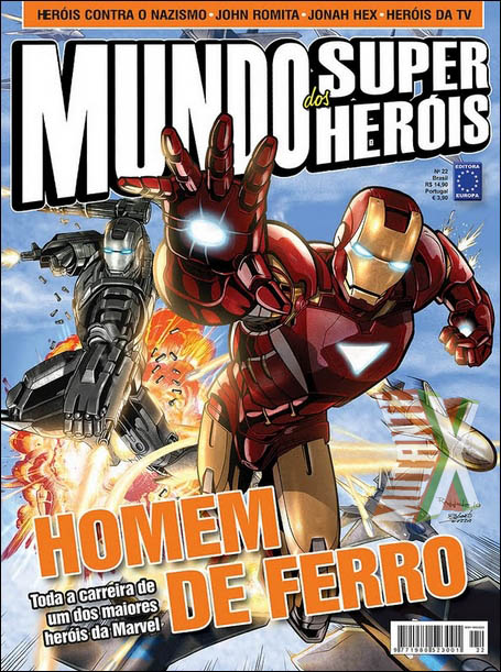 MUNDO DOS SUPER HEROIS magazine side cover Issue 22  