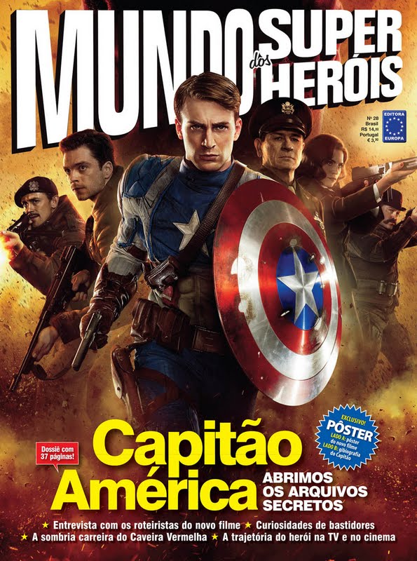 MUNDO DOS SUPER HEROIS magazine side cover Issue 28  