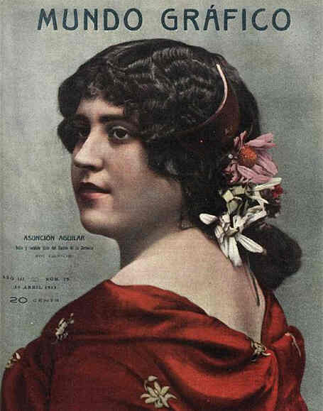 MUNDO GRAFICO magazine side cover 30 April 1913