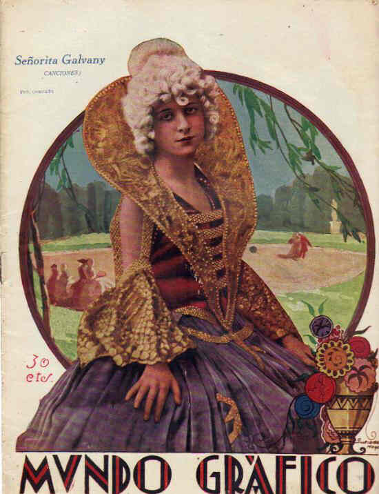 MUNDO GRAFICO magazine side cover Issue 827 7 September 1927
