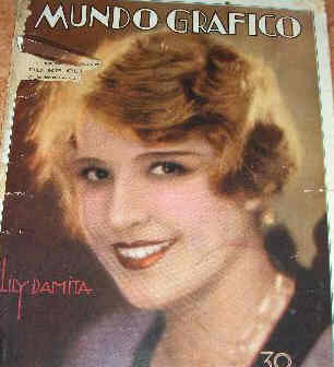 MUNDO GRAFICO magazine side cover 30 May 1929