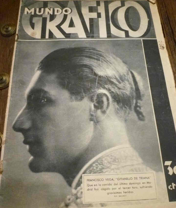 MUNDO GRAFICO magazine side cover 3 June 1931