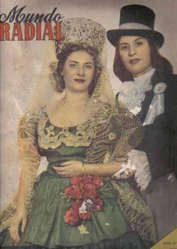 MUNDO RADIAL magazine side cover Issue 163 10 July 1952
