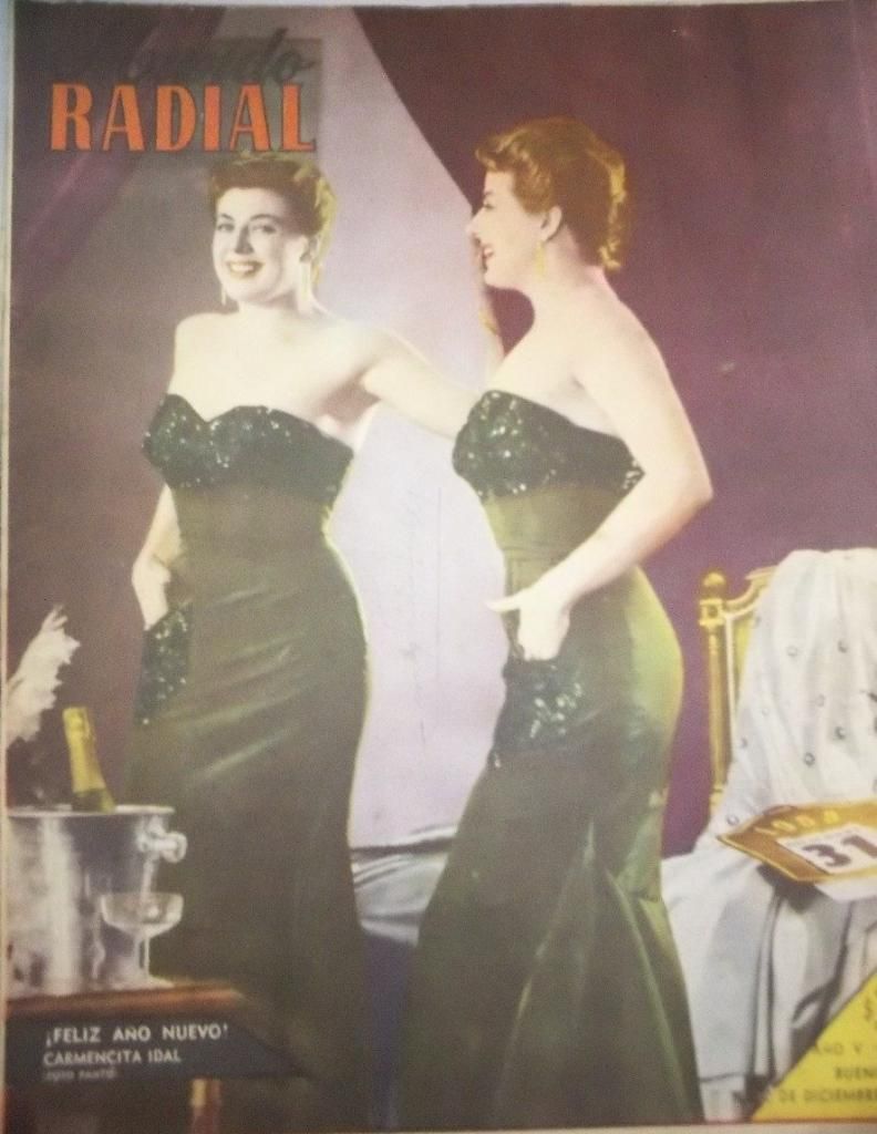 MUNDO RADIAL magazine side cover Issue 240 30 December 1953