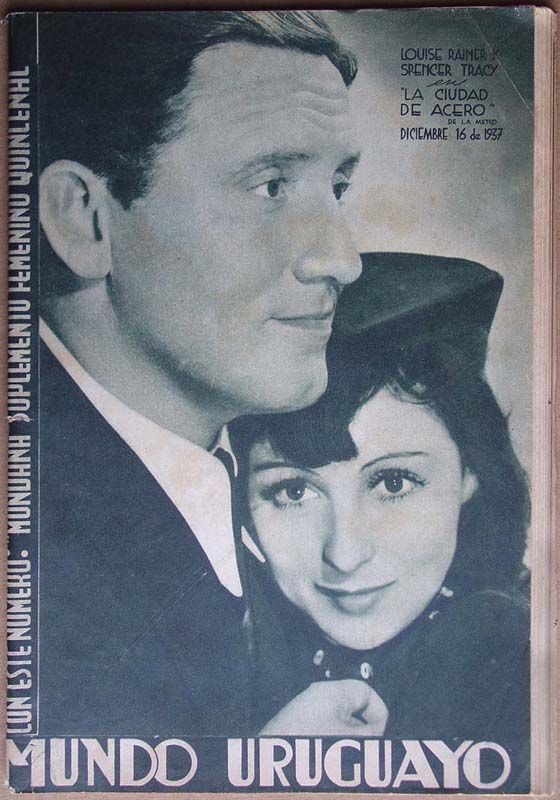 MUNDO URUGUAYO magazine side cover 16 December 1937