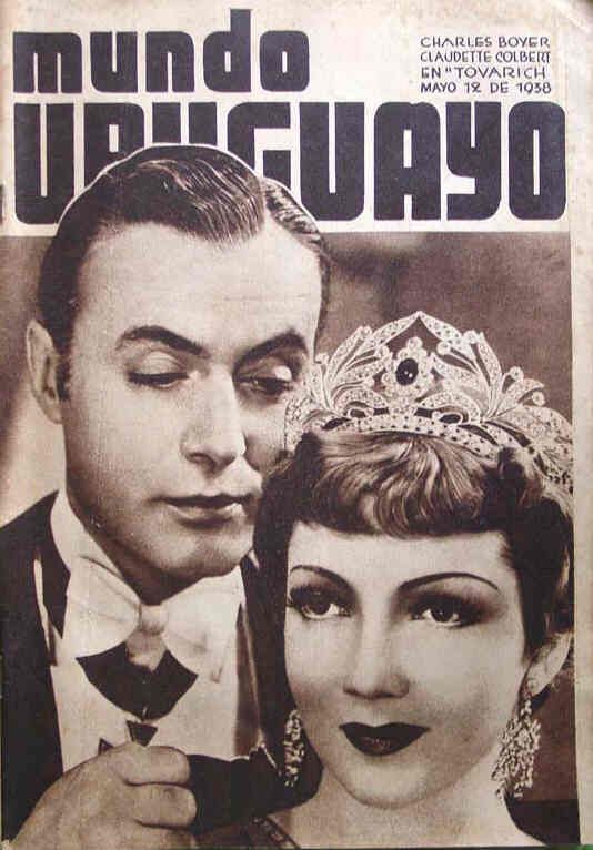 MUNDO URUGUAYO magazine side cover Issue 1054 12 May 1938