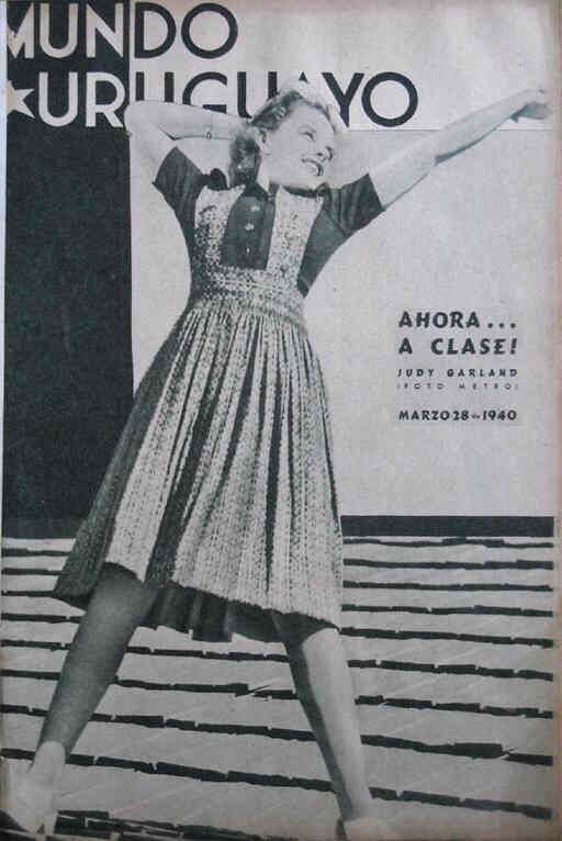 MUNDO URUGUAYO magazine side cover Issue 1092 28 March 1940