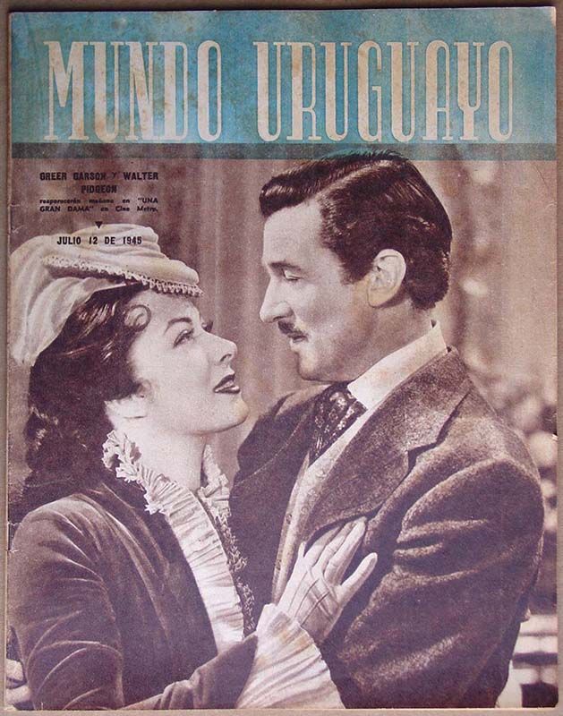 MUNDO URUGUAYO magazine side cover Issue 1368 12 July 1945