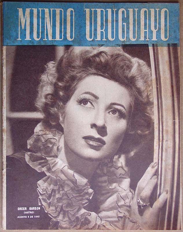 MUNDO URUGUAYO magazine side cover Issue 1372 9 August 1945