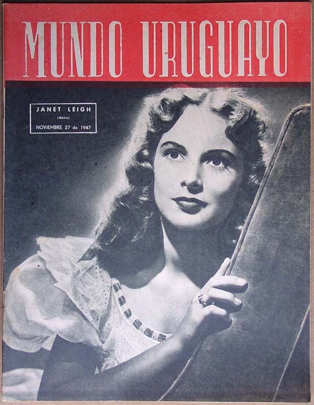 MUNDO URUGUAYO magazine side cover Issue 1492 27 November 1947