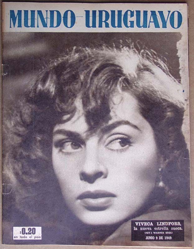 MUNDO URUGUAYO magazine side cover Issue 1572 9 June 1949