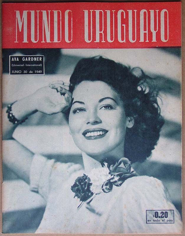 MUNDO URUGUAYO magazine side cover Issue 1575 30 June 1949