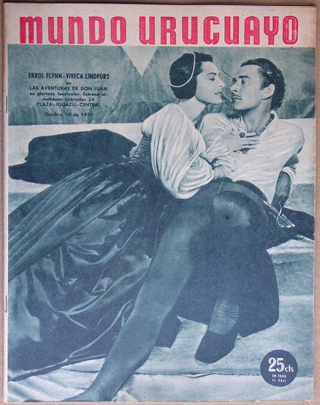MUNDO URUGUAYO magazine side cover Issue 1695 18 October 1951