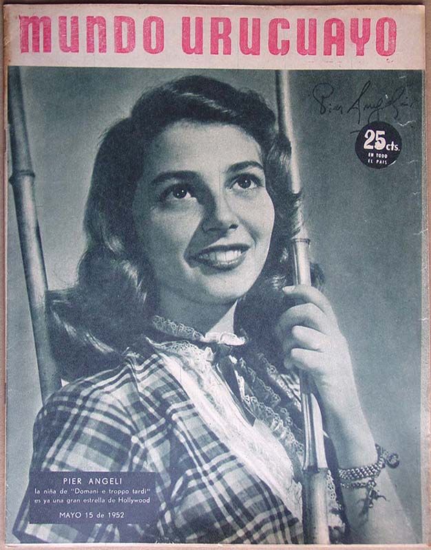 MUNDO URUGUAYO magazine side cover Issue 1725 15 May 1952
