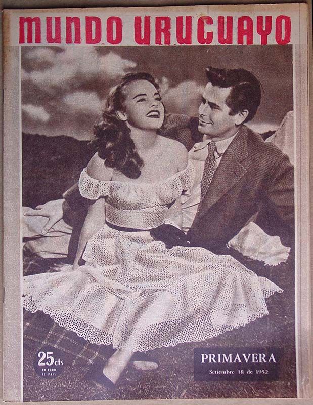 MUNDO URUGUAYO magazine side cover Issue 1743 18 September 1952