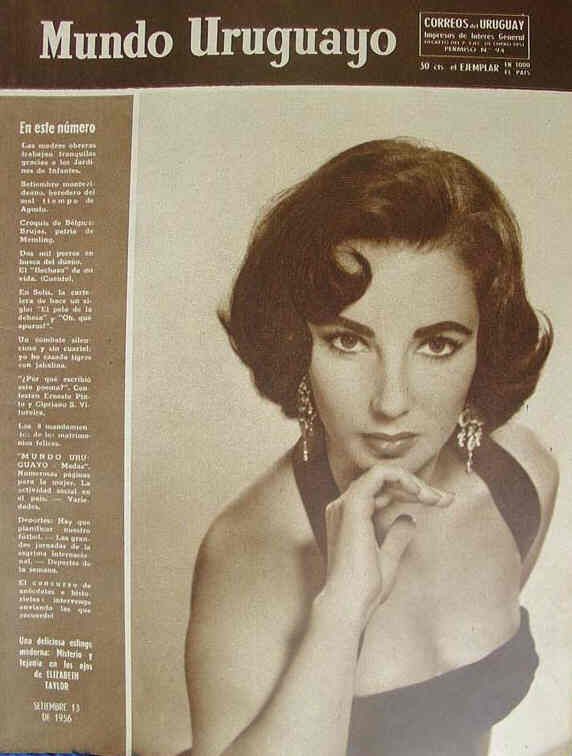MUNDO URUGUAYO magazine side cover Issue 1951 13 September 1956