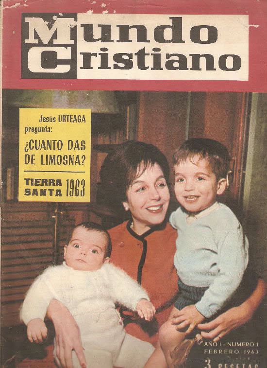 MUNDO CRISTIANO magazine side cover Issue 1  February 1963