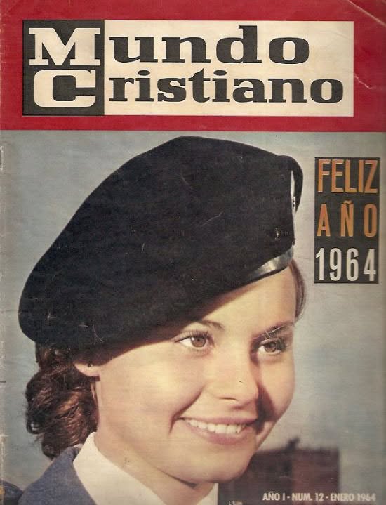 MUNDO CRISTIANO magazine side cover Issue 12  January 1964