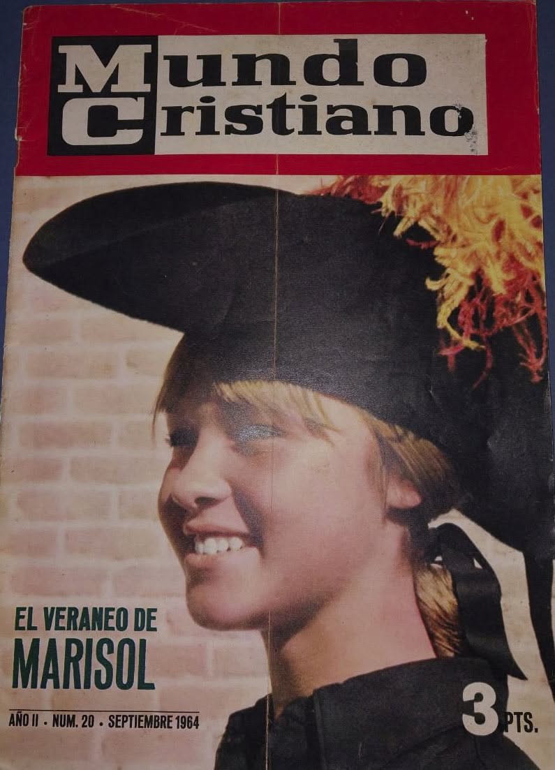 MUNDO CRISTIANO magazine side cover Issue 20  September 1964