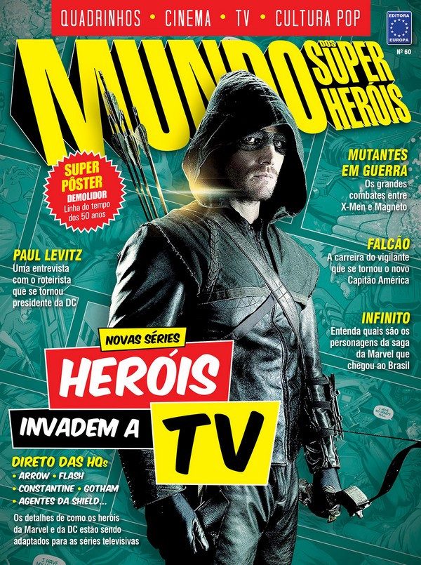 MUNDO DOS SUPER HEROIS magazine side cover Issue 60  