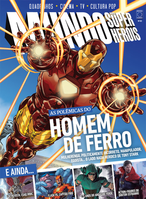 MUNDO DOS SUPER HEROIS magazine side cover Issue 83 November 2016