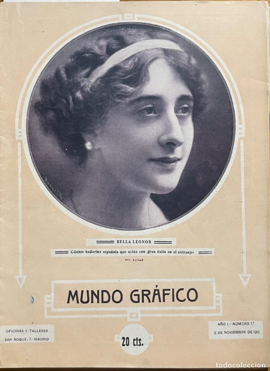 MUNDO GRAFICO magazine side cover Issue 1 2 November 1911