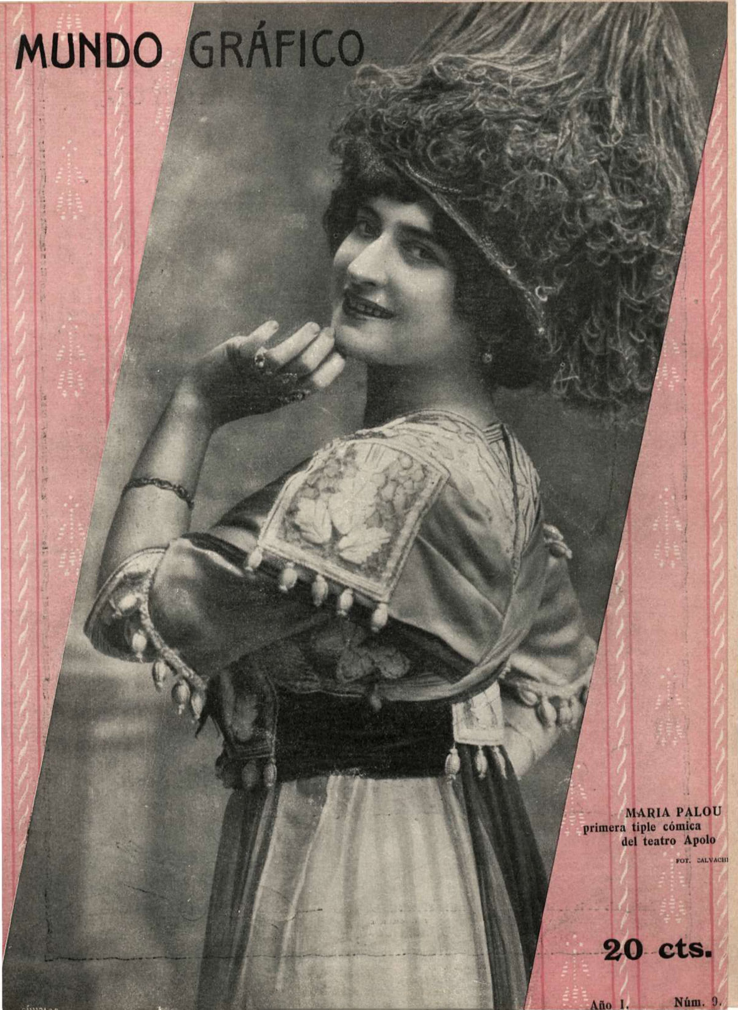 MUNDO GRAFICO magazine side cover 27 December 1911