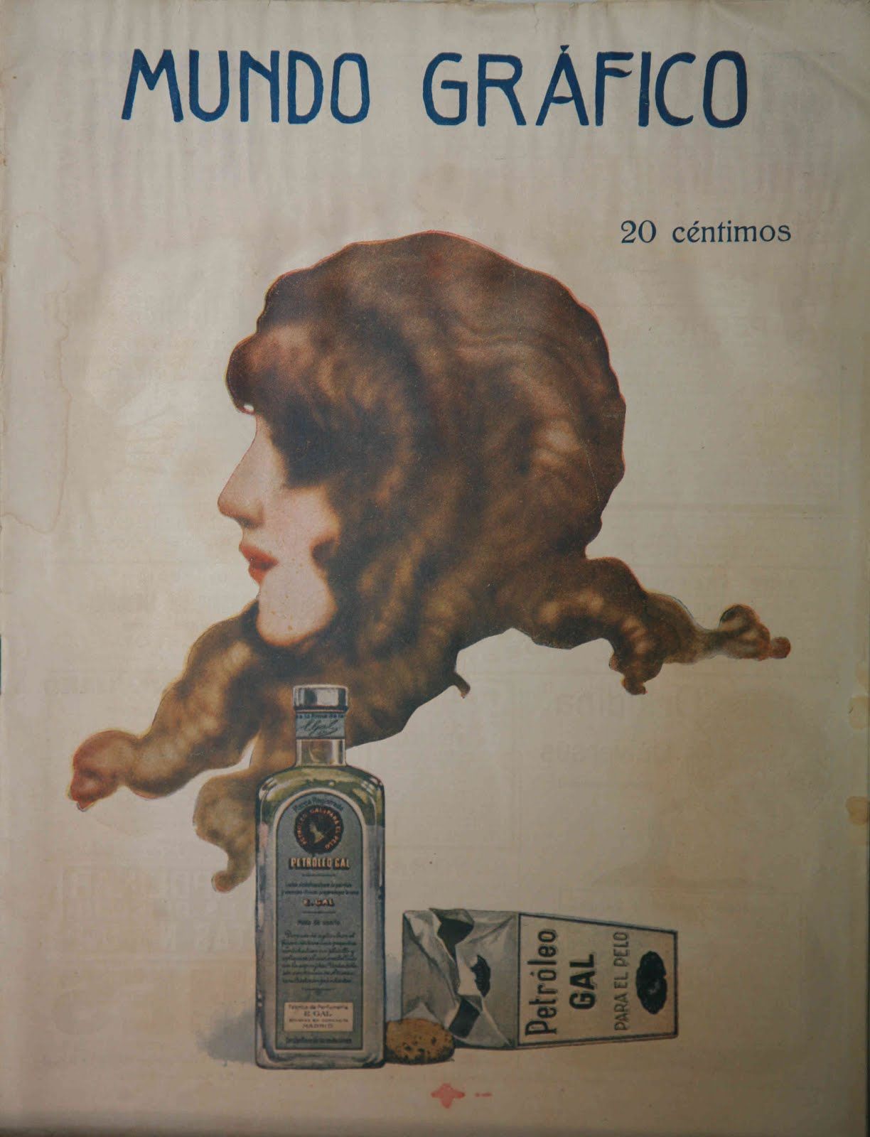 MUNDO GRAFICO magazine side cover Issue 317 21 November 1917