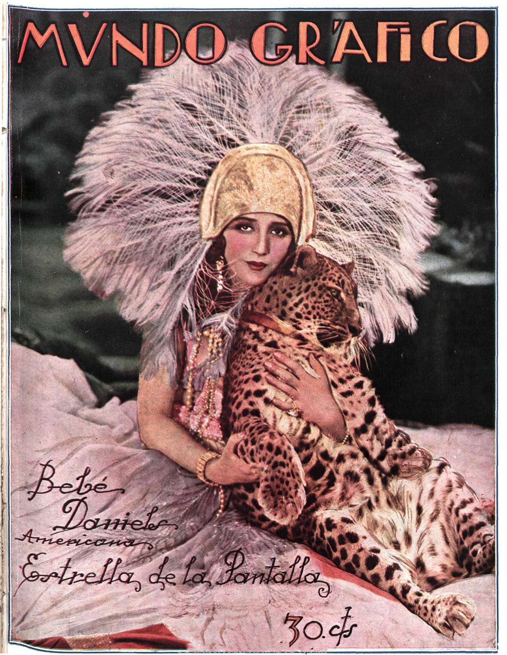 MUNDO GRAFICO magazine side cover 11 July 1928