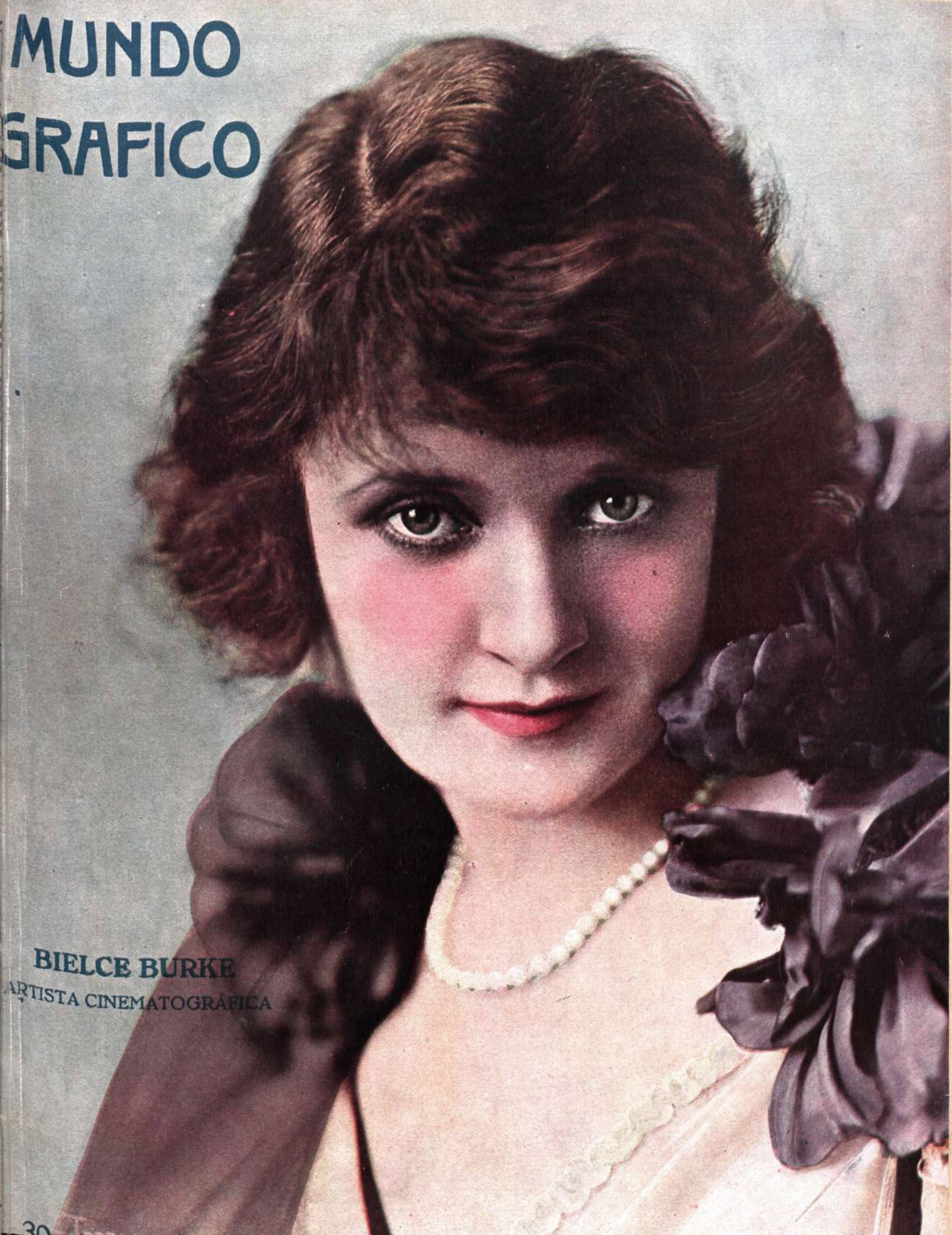 MUNDO GRAFICO magazine side cover 18 July 1928