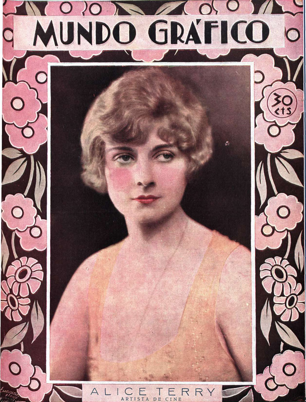 MUNDO GRAFICO magazine side cover 15 August 1928