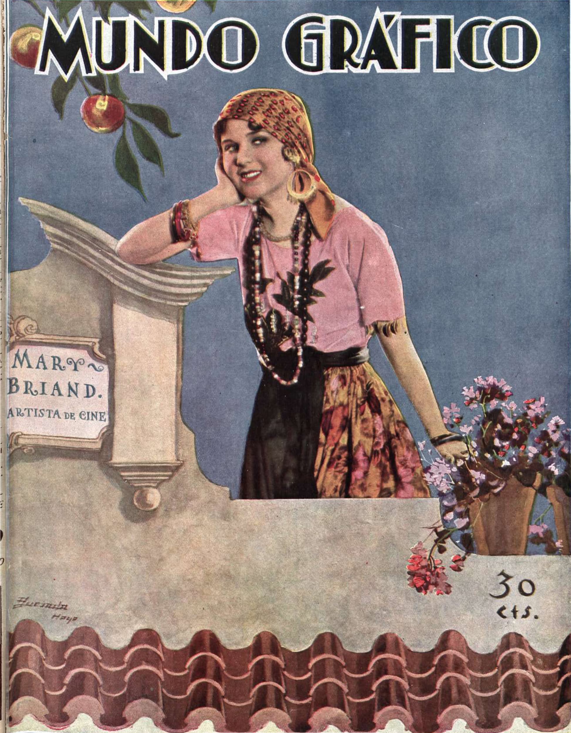 MUNDO GRAFICO magazine side cover 29 August 1928