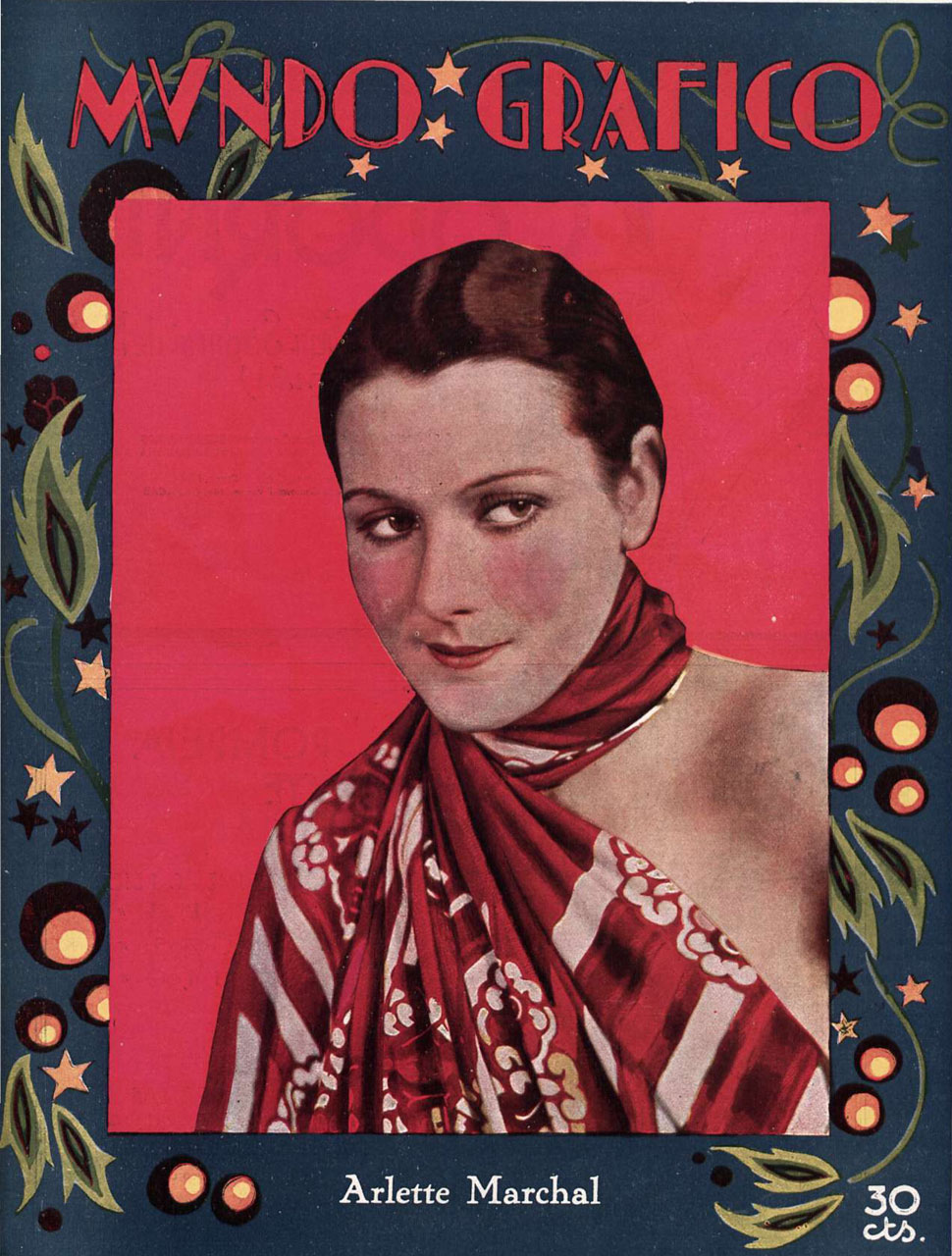 MUNDO GRAFICO magazine side cover 7 November 1928