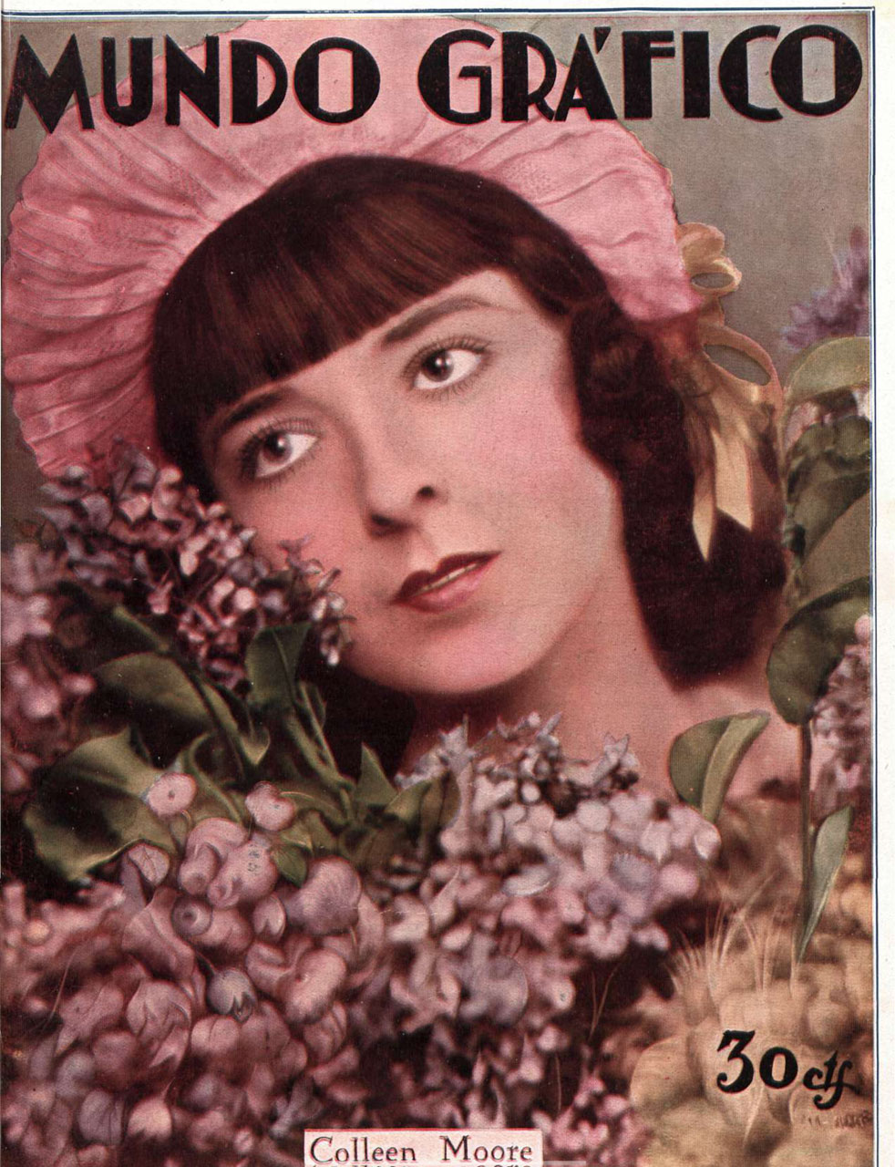 MUNDO GRAFICO magazine side cover 26 December 1928