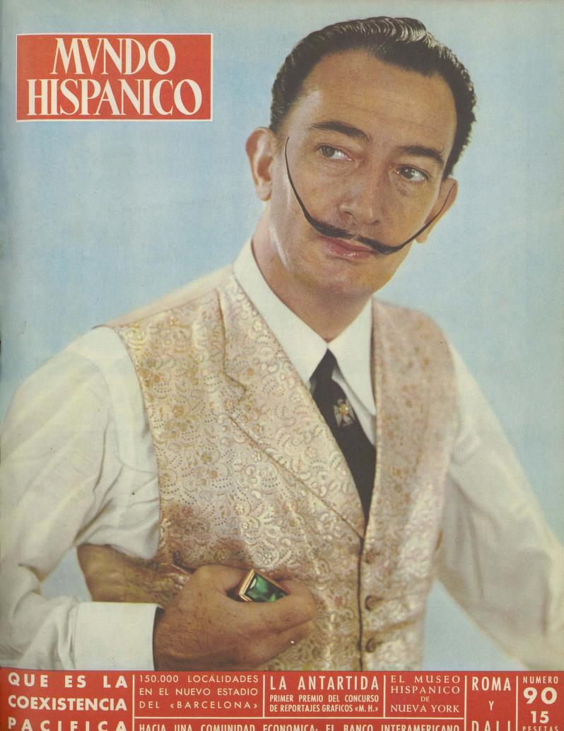 MUNDO HISPANICO magazine side cover Issue 90  September 1955