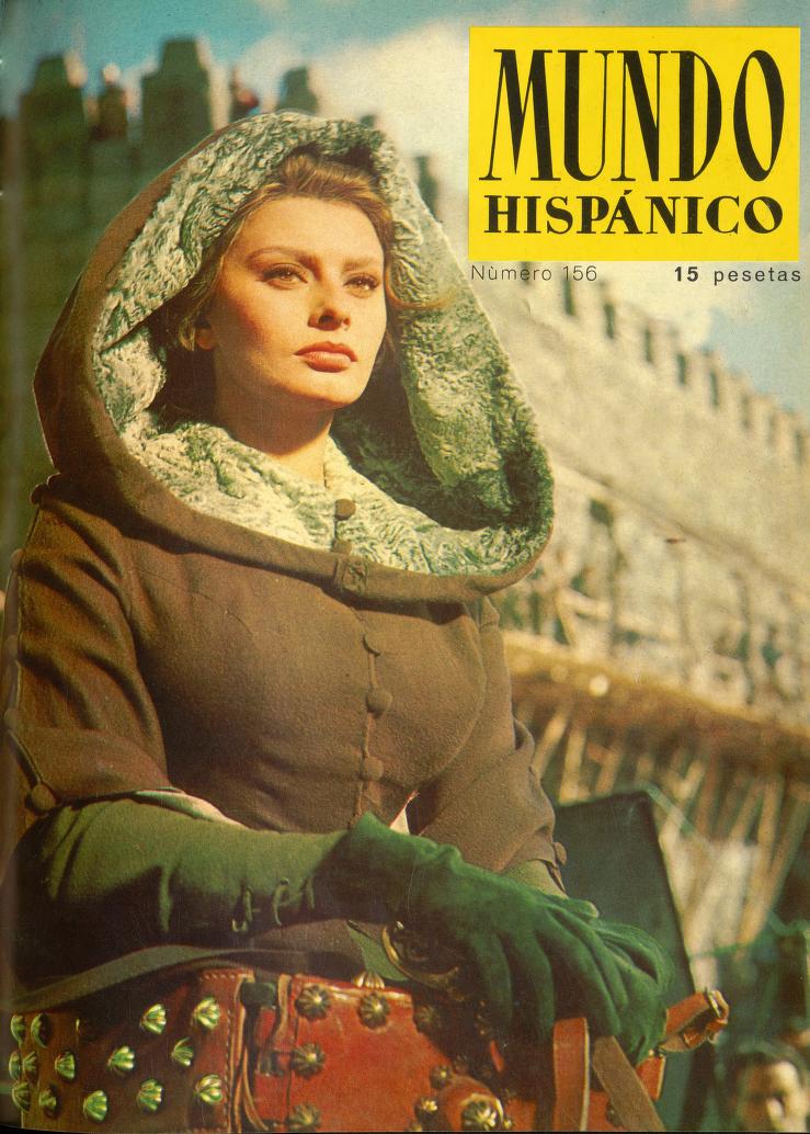 MUNDO HISPANICO magazine side cover Issue 156  March 1961