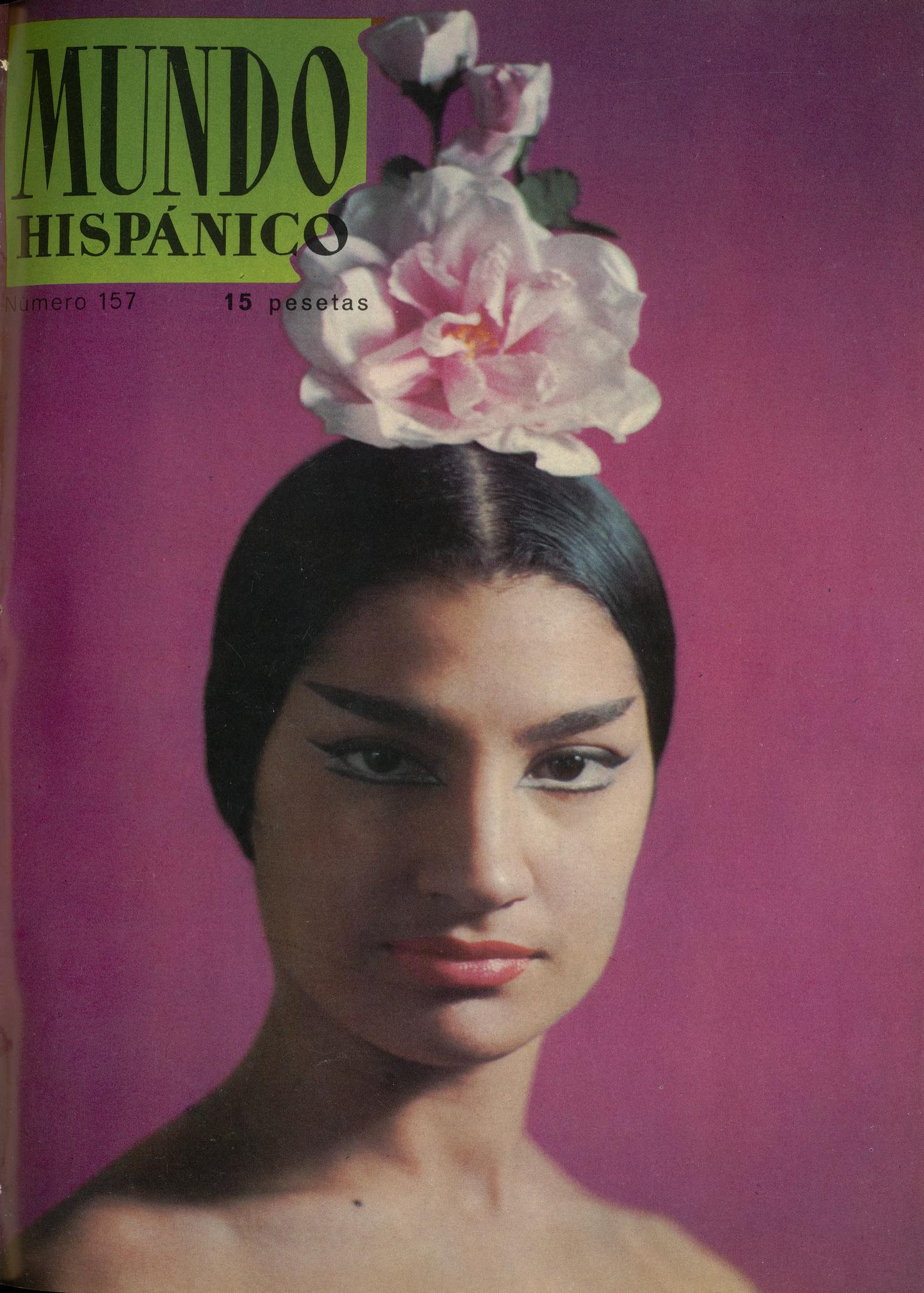 MUNDO HISPANICO magazine side cover Issue 157  April 1961