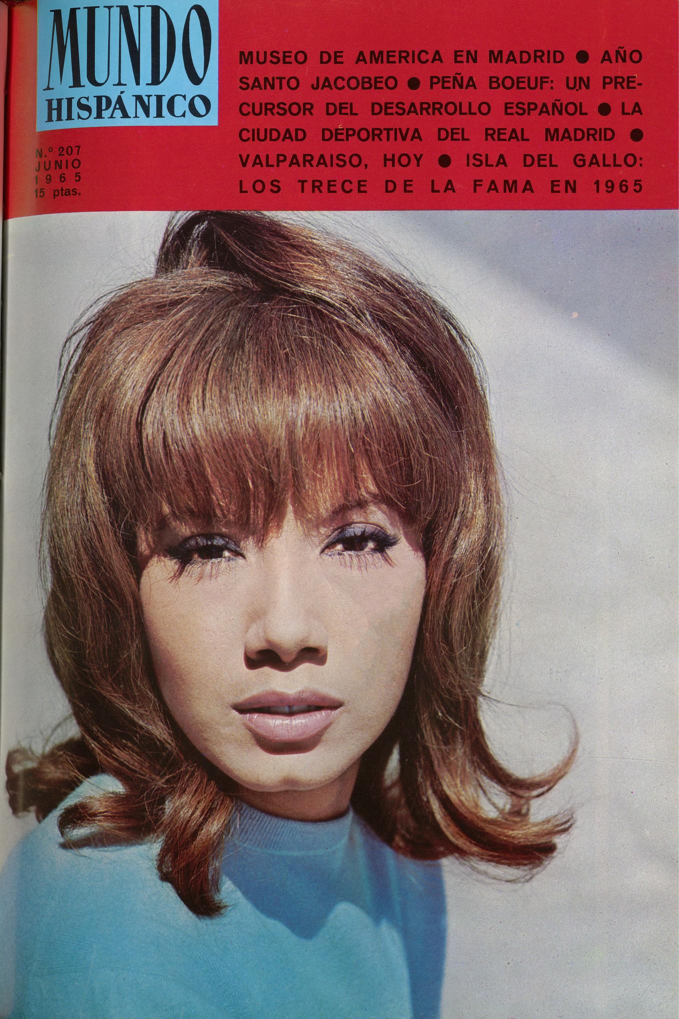 MUNDO HISPANICO magazine side cover Issue 207  July 1965