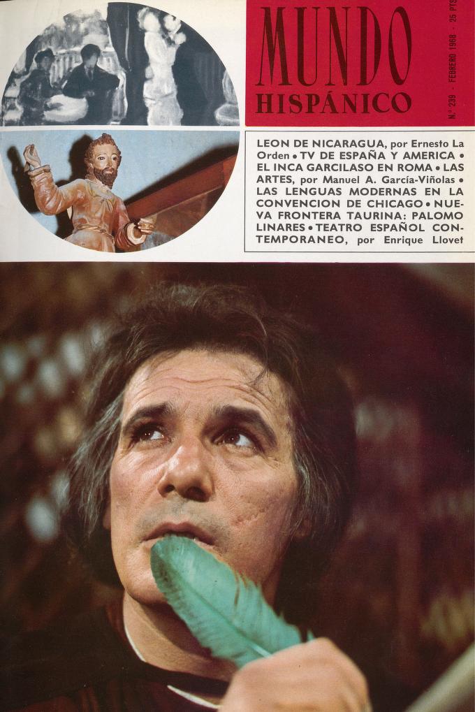 MUNDO HISPANICO magazine side cover Issue 239  February 1968