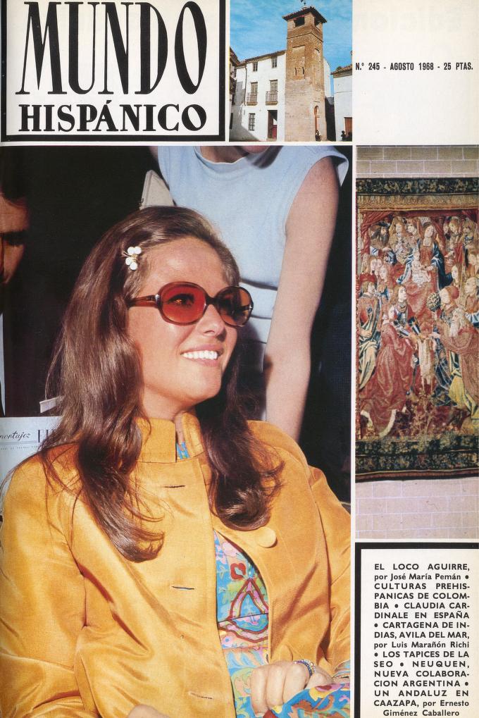 MUNDO HISPANICO magazine side cover Issue 245  August 1968