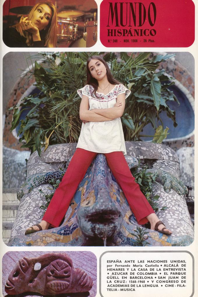 MUNDO HISPANICO magazine side cover Issue 248  November 1968