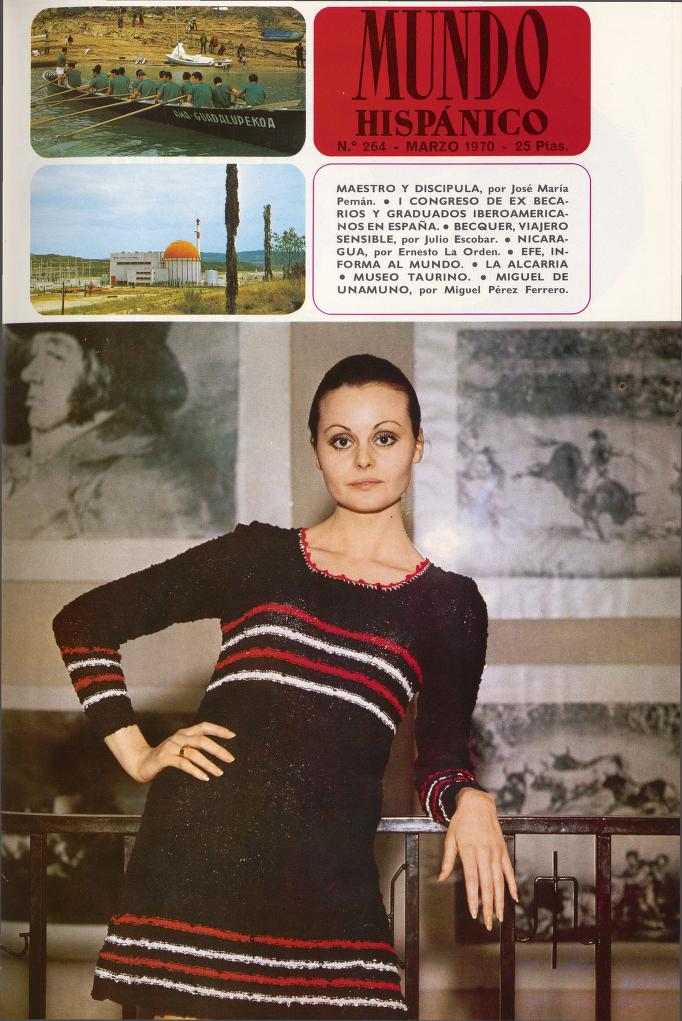 MUNDO HISPANICO magazine side cover Issue 264  March 1970