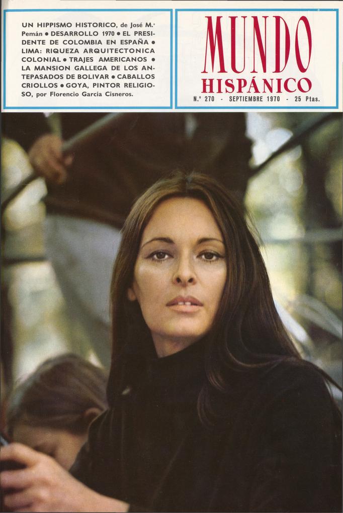 MUNDO HISPANICO magazine side cover Issue 270  September 1970